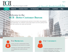 Tablet Screenshot of bcbureau.org